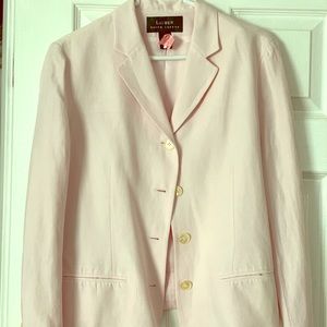💥FLASH SALE 💥 Pink Linen Ralph Lauren Blazer